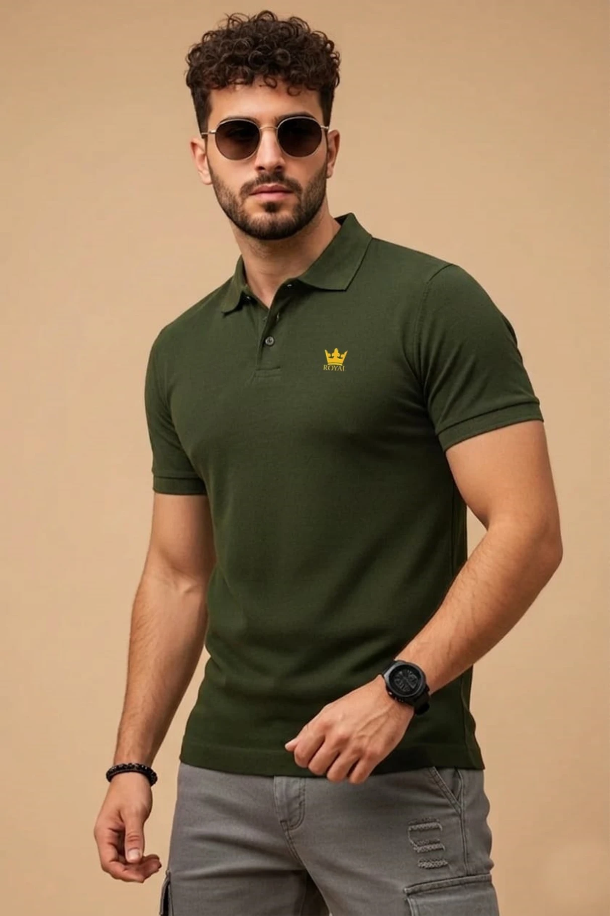 DIGI DRAPE Men Superhero, Washed Round Neck Pure Cotton Black T-Shirt